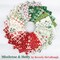 Snowflakes in Barn Red (c16402-barnred) | Mistletoe & Holly | Beverly McCullough | Riley Blake